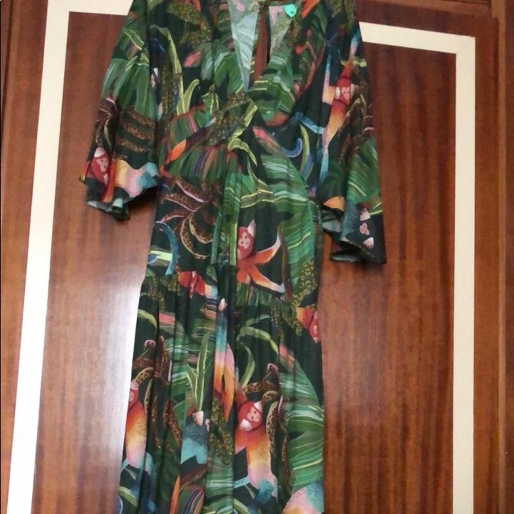 Beautiful Jungle Print maxi dress Farm Rio